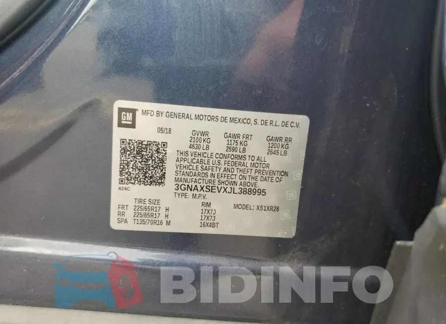 3GNAXSEVXJL388995 Photo# 12
