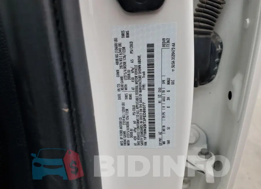 1FT8W2BT3PED89377 Photo# 12