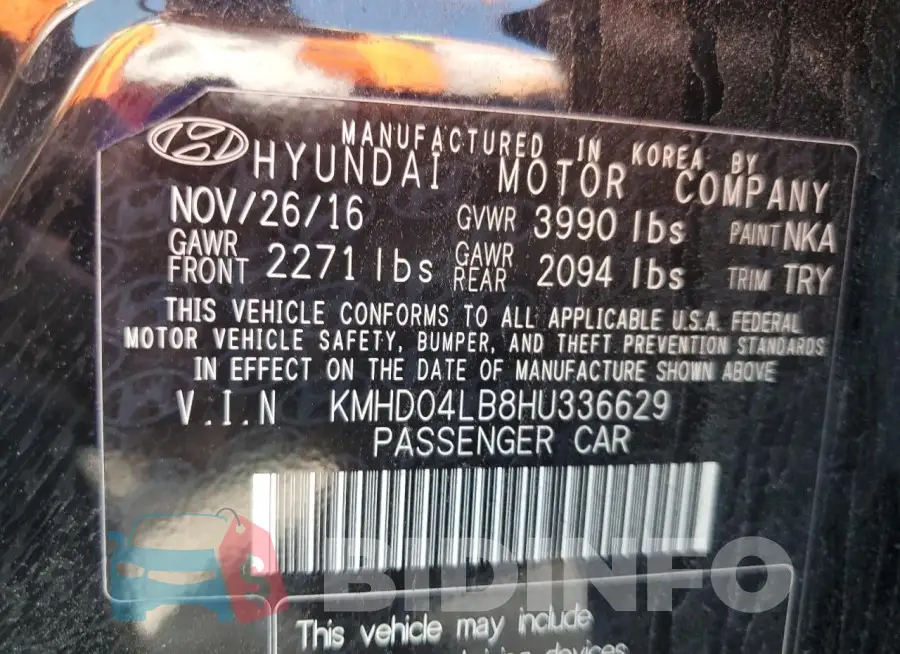 KMHD04LB8HU336629 Photo# 13