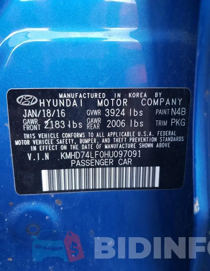 KMHD74LF0HU097091 Photo# 12