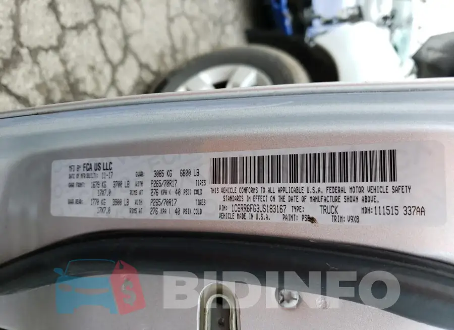 1C6RR6FG3JS183167 Photo# 12
