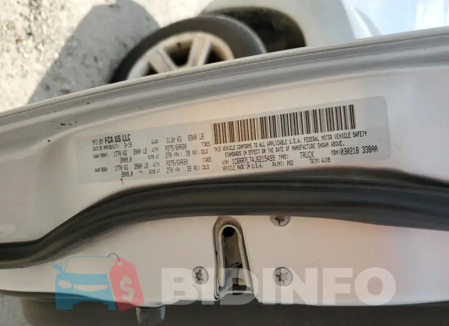 1C6RR7LT4JS215499 Photo# 13