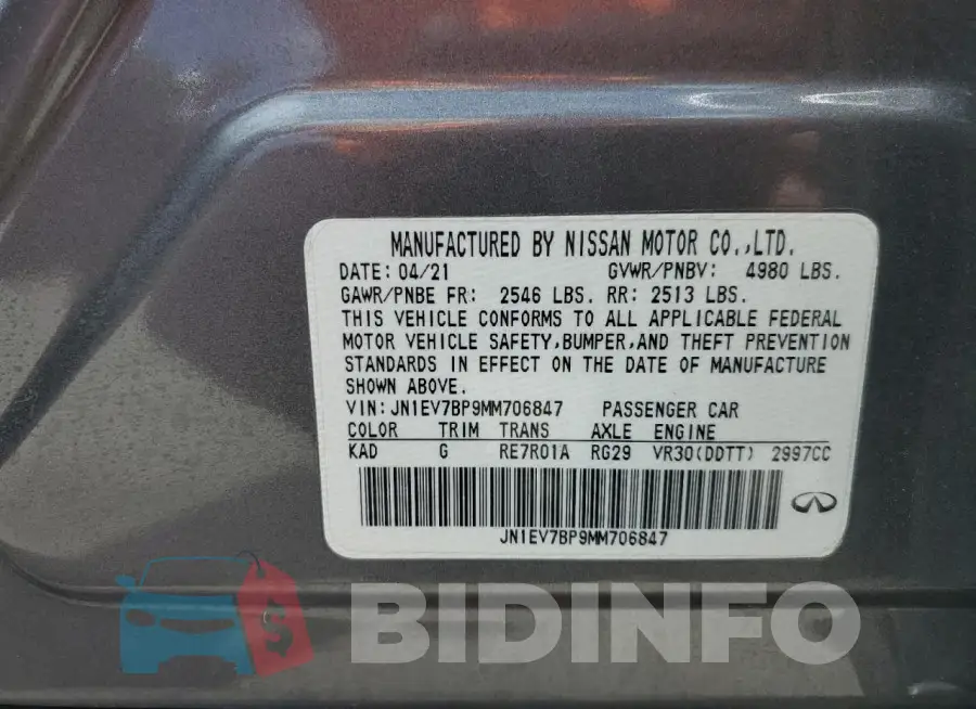 JN1EV7BP9MM706847 Photo# 12