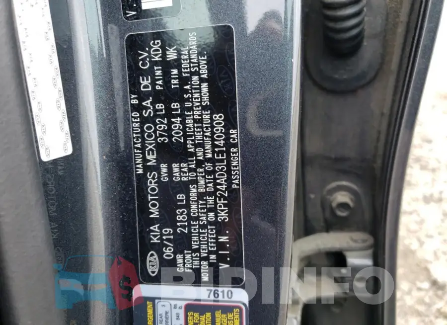3KPF24AD3LE140908 Photo# 12