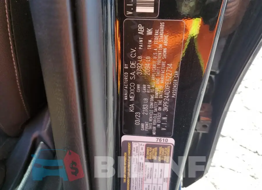 3KPF24ADXPE622734 Photo# 12
