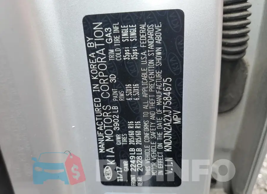 KNDJN2A2XJ7584675 Photo# 12