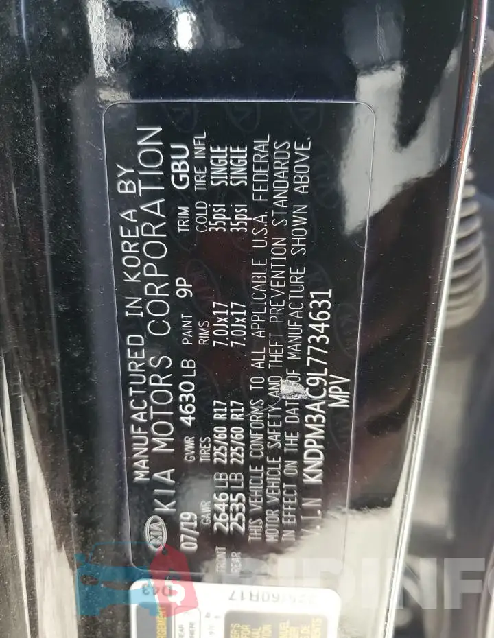 KNDPM3AC9L7734631 Photo# 12