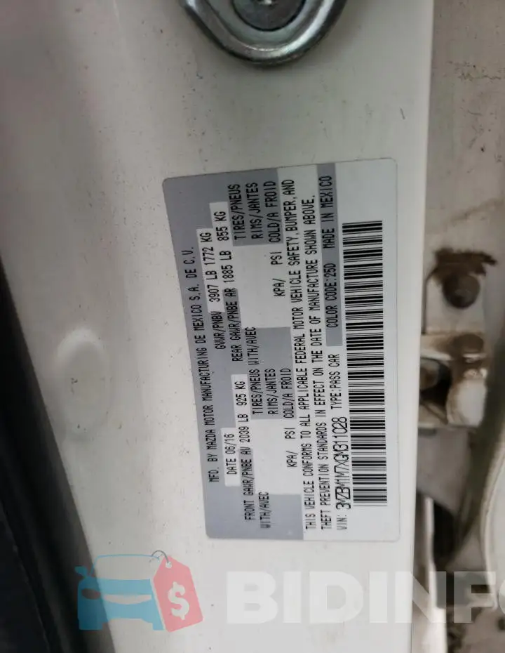 3MZBM1M7XGM311028 Photo# 12