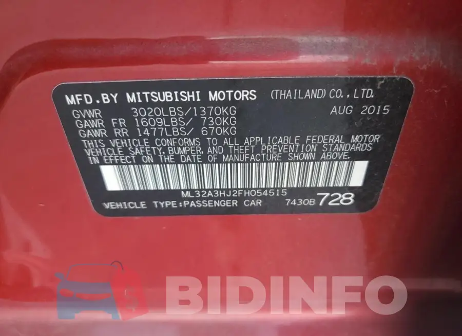 ML32A3HJ2FH054515 Photo# 12