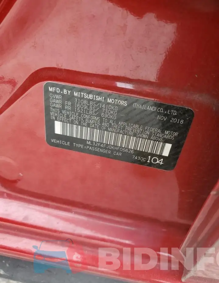 ML32F4FJ0KHF05626 Photo# 12