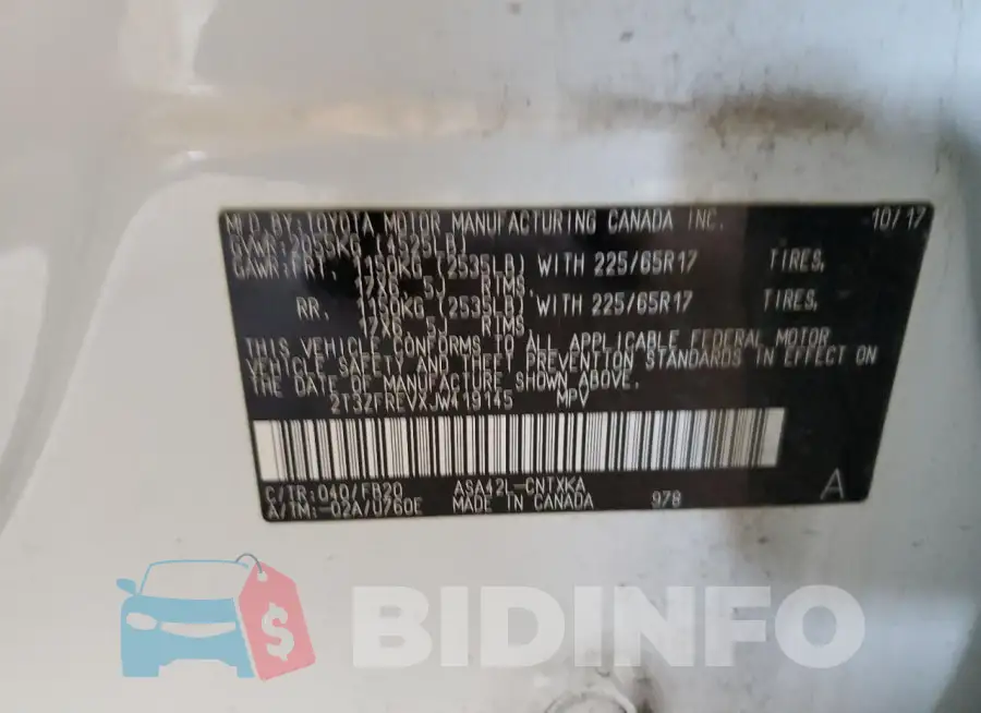 2T3ZFREVXJW419145 Photo# 12