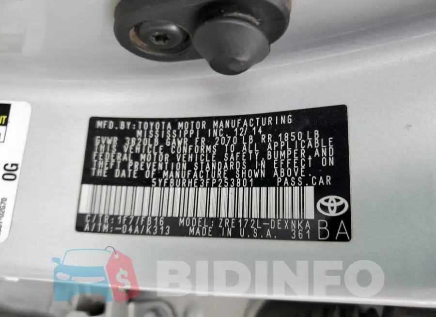 5YFBURHE3FP253801 Photo# 12