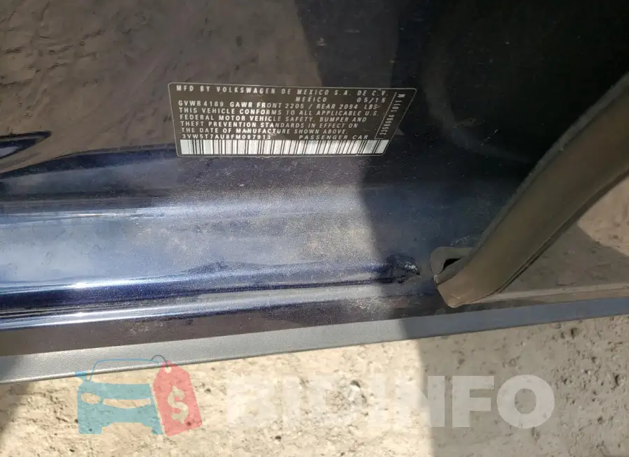 3VW5T7AU8FM097913 Photo# 12