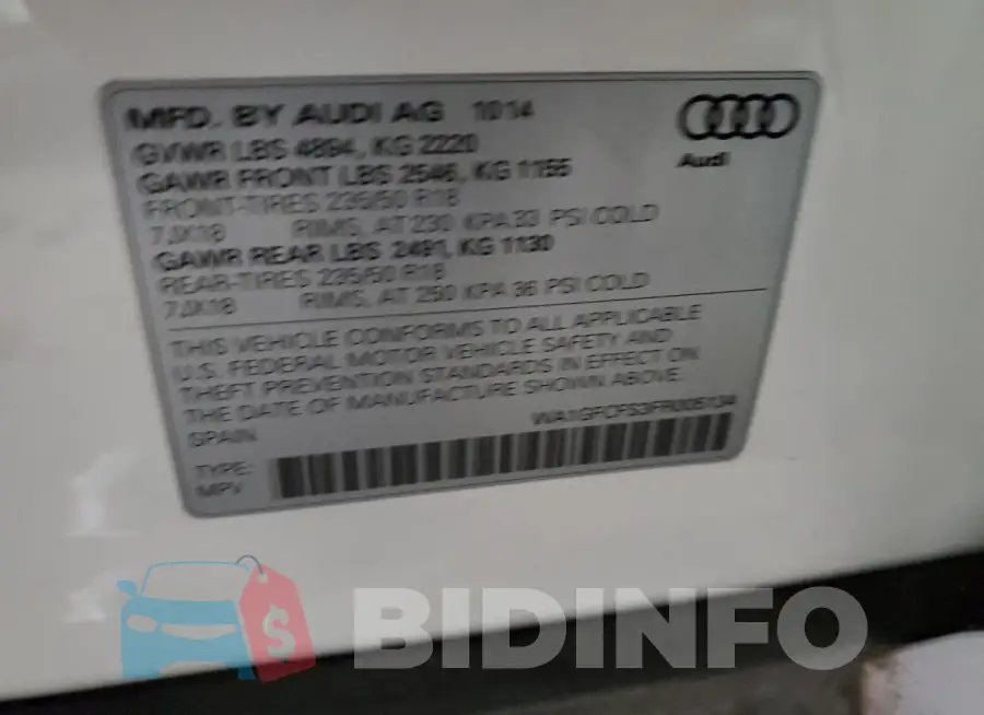 WA1GFCFS3FR005134 Photo# 13