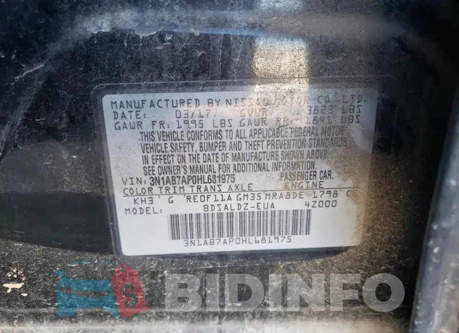 3N1AB7AP0HL681975 Photo# 13