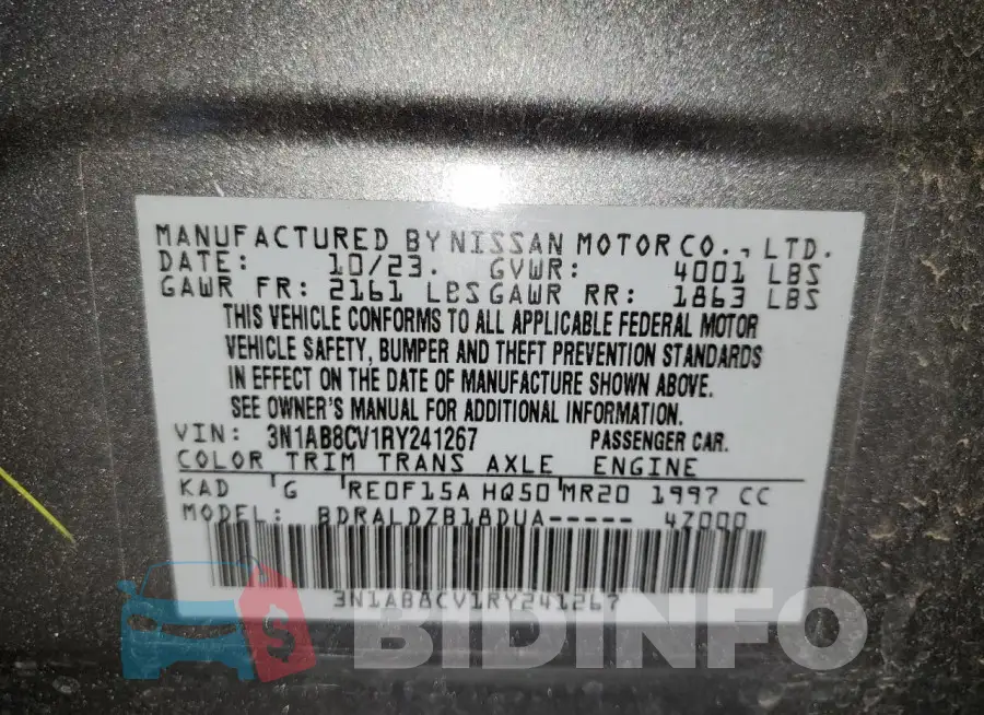 3N1AB8CV1RY241267 Photo# 12