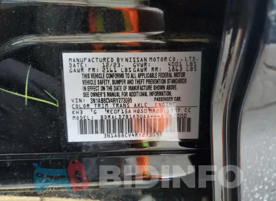 3N1AB8CV4RY273095 Photo# 12