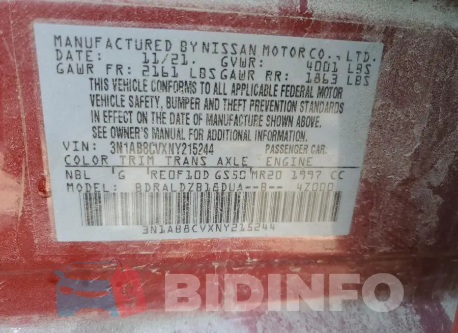 3N1AB8CVXNY215244 Photo# 12