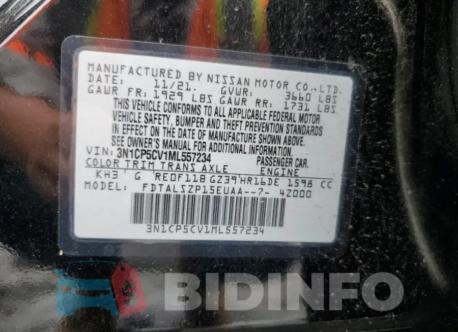 3N1CP5CV1ML557234 Photo# 12