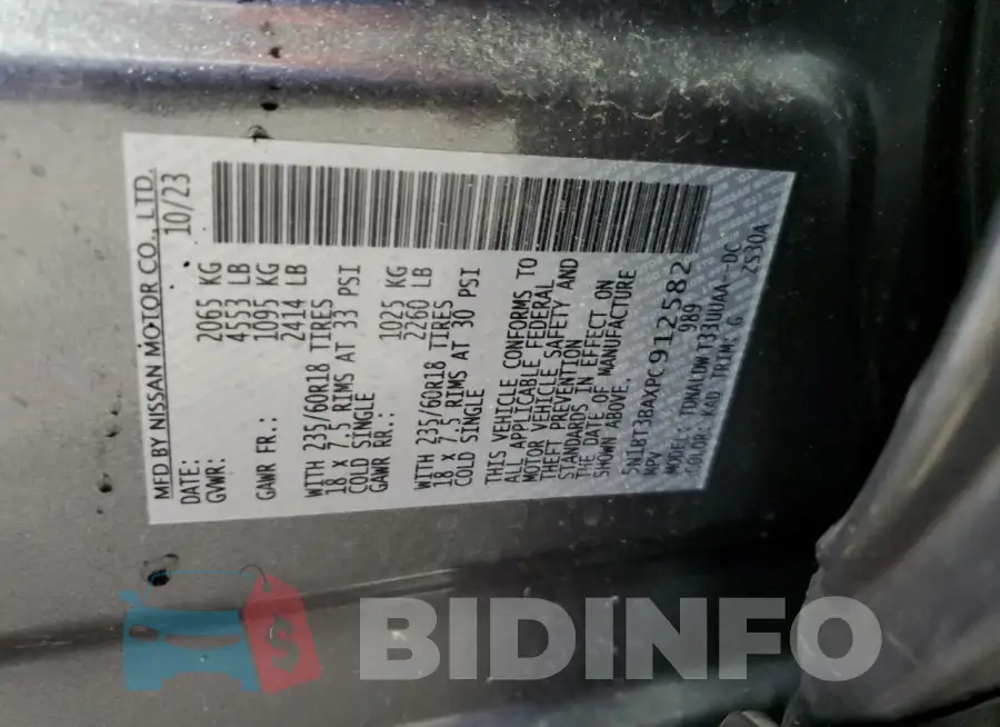 5N1BT3BAXPC912582 Photo# 12