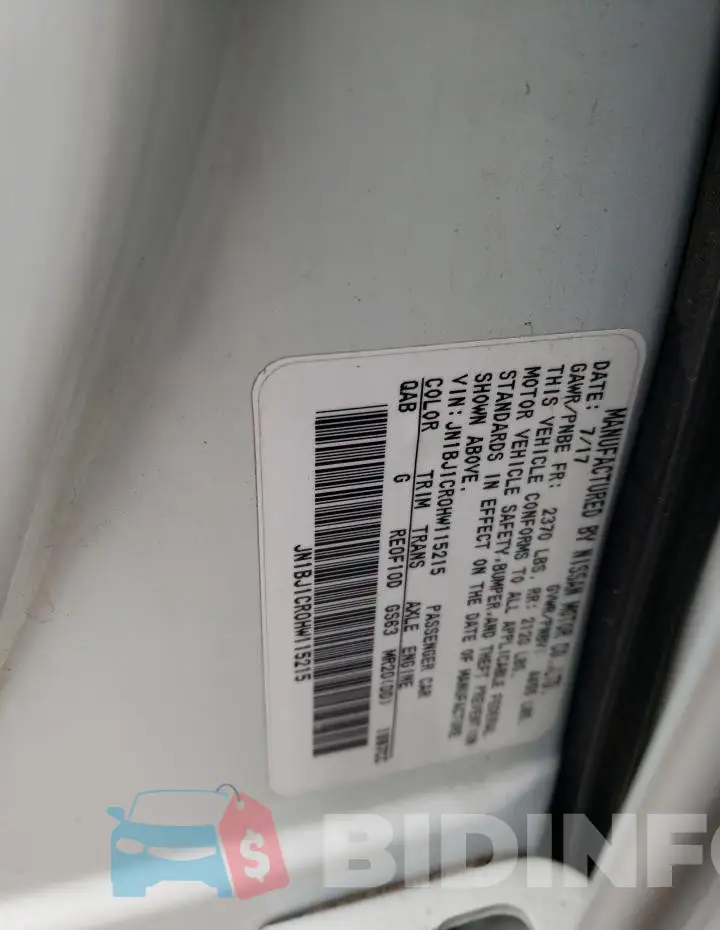 JN1BJ1CR0HW115215 Photo# 12