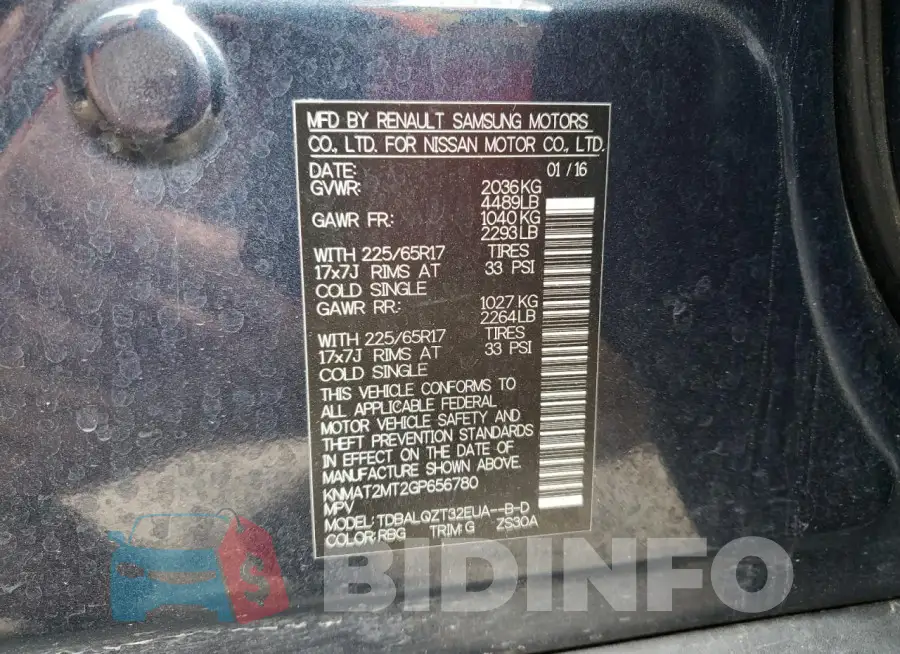 KNMAT2MT2GP656780 Photo# 13