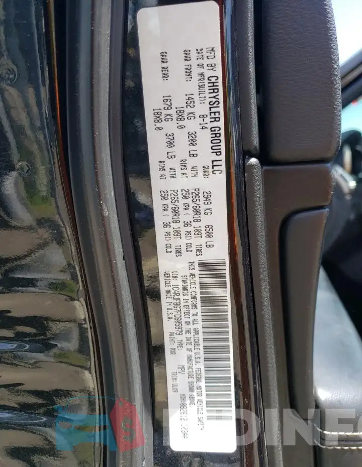 1C4RJFBG7FC605979 Photo# 13