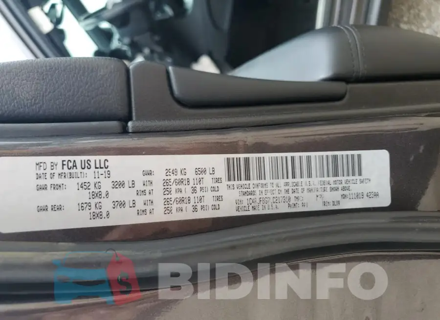 1C4RJFBG7LC217310 Photo# 13
