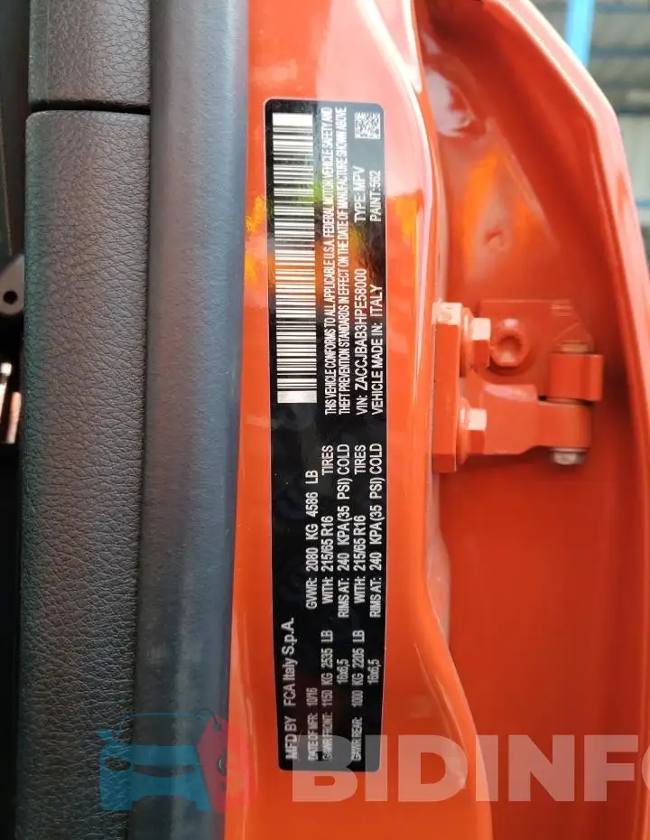 ZACCJBAB3HPE58000 Photo# 12