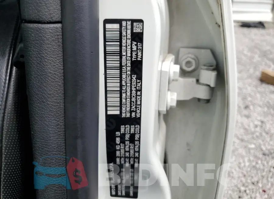 ZACCJBCB9HPE92942 Photo# 13