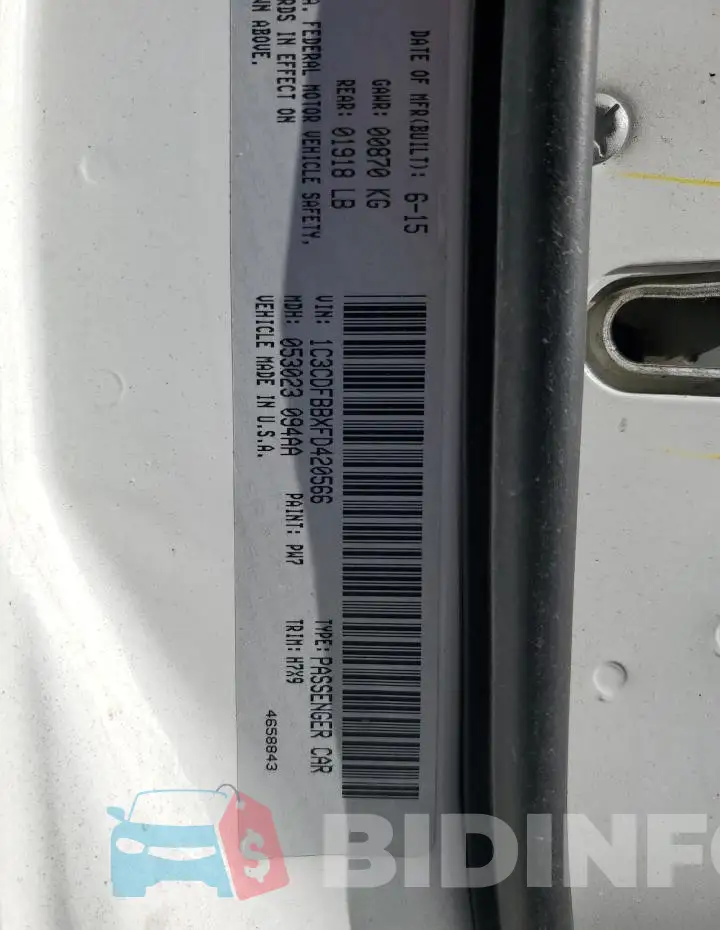 1C3CDFBBXFD420566 Photo# 12