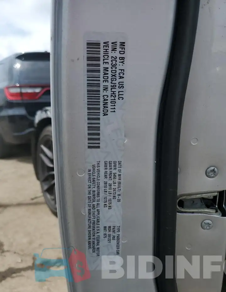 2C3CDXGJ9LH210111 Photo# 12