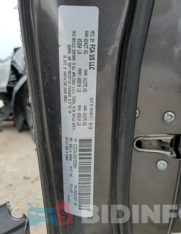 2C3CDXJG5KH523894 Photo# 12