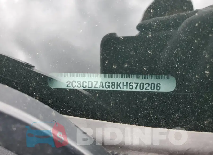 2C3CDZAG8KH670206 Photo# 12