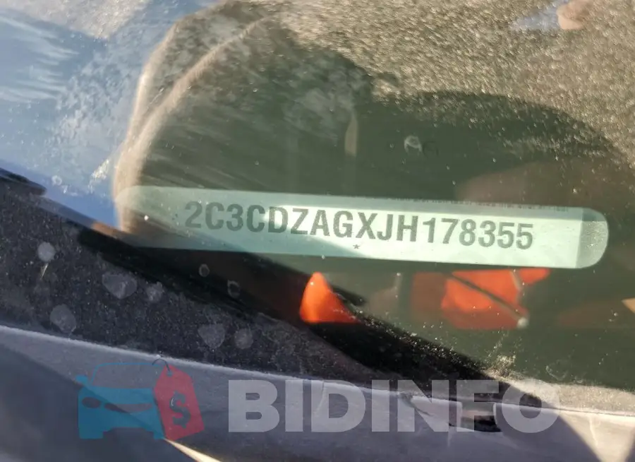 2C3CDZAGXJH178355 Photo# 12