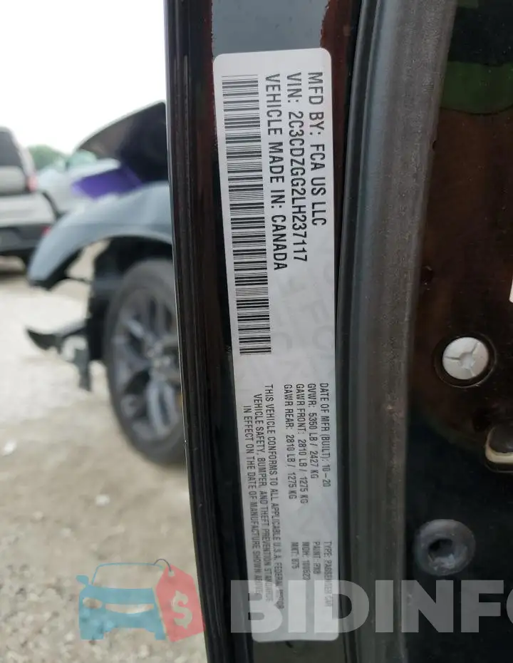 2C3CDZGG2LH237117 Photo# 12
