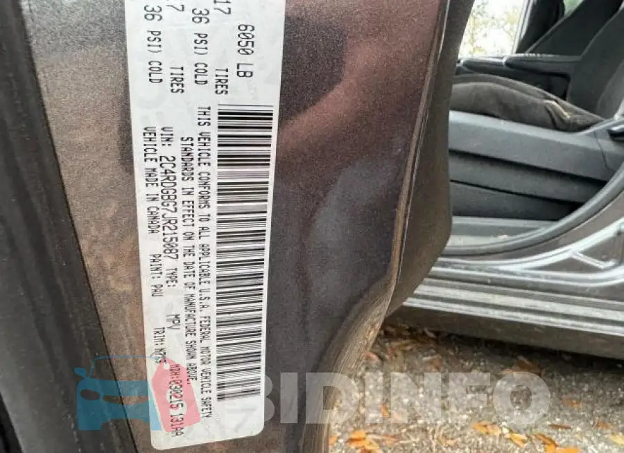 2C4RDGBG7JR215087 Photo# 10