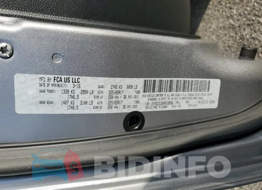 2C4RDGEG9GR339866 Photo# 13