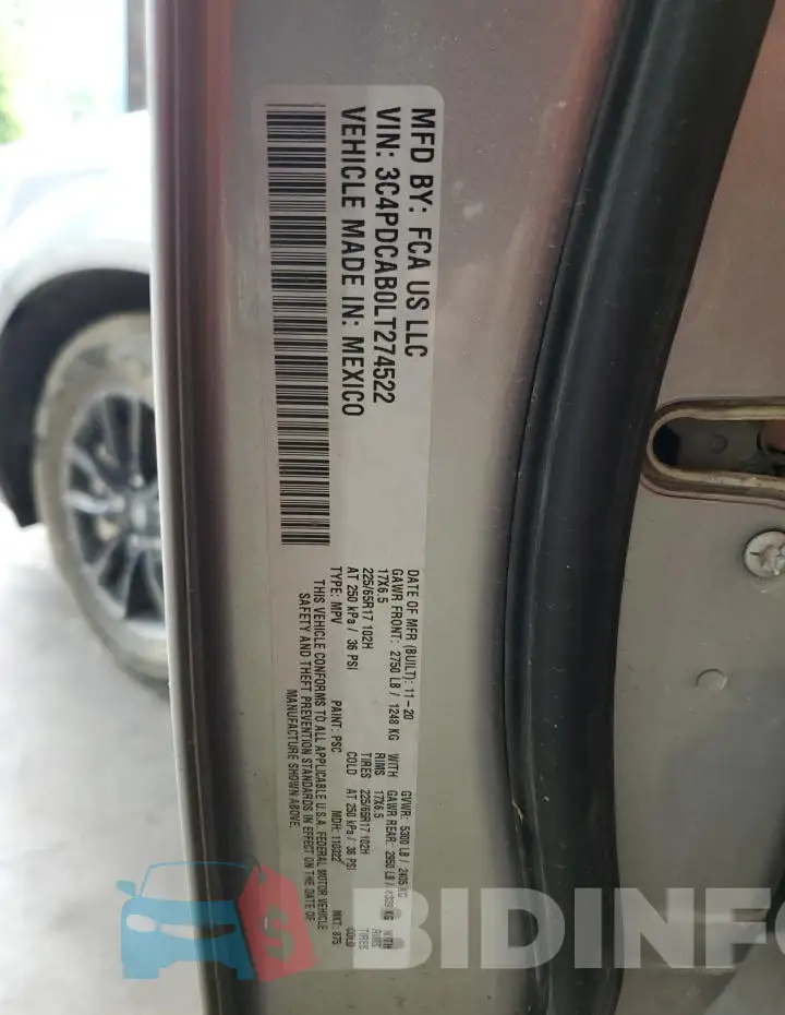 3C4PDCAB0LT274522 Photo# 13