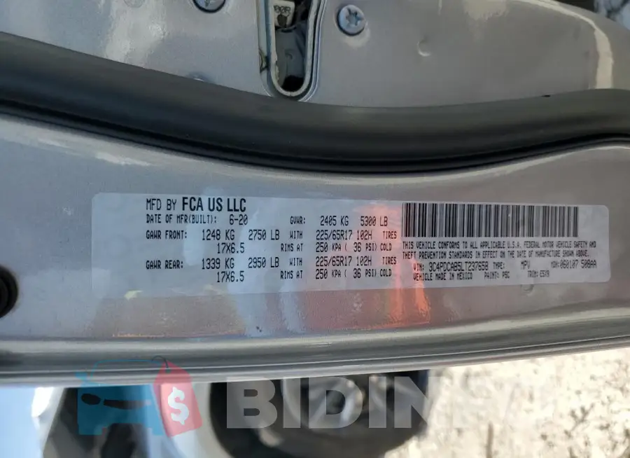 3C4PDCAB5LT237658 Photo# 14