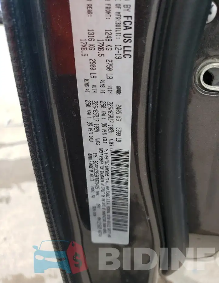 3C4PDCBB9KT875425 Photo# 12