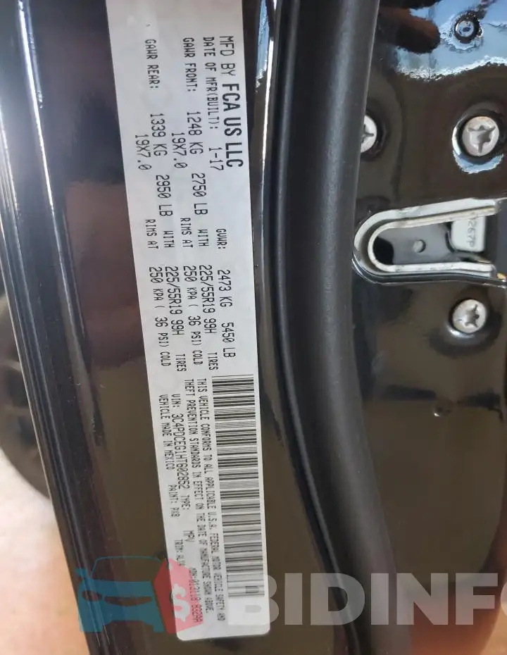 3C4PDCEG1HT602852 Photo# 14