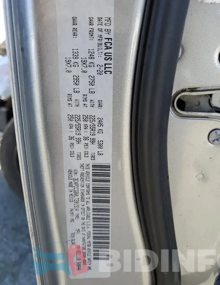 3C4PDCGB0LT201514 Photo# 12