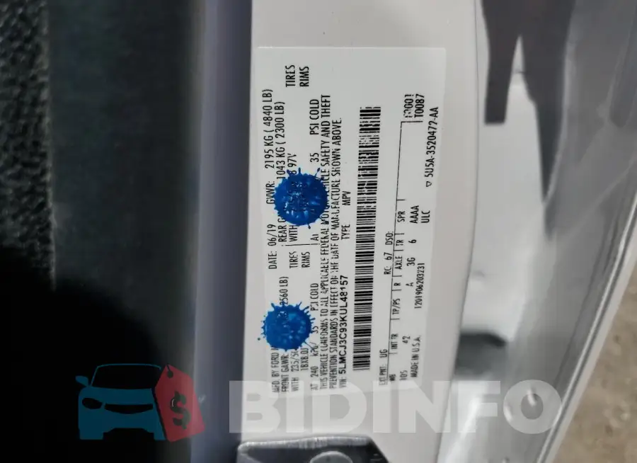 5LMCJ3C93KUL48157 Photo# 13