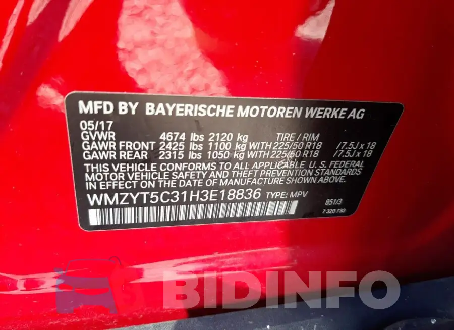WMZYT5C31H3E18836 Photo# 13