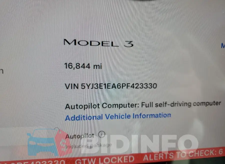 5YJ3E1EA6PF423330 Photo# 9
