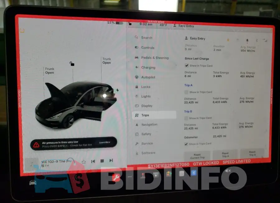 5YJ3E1EB2NF127050 Photo# 9