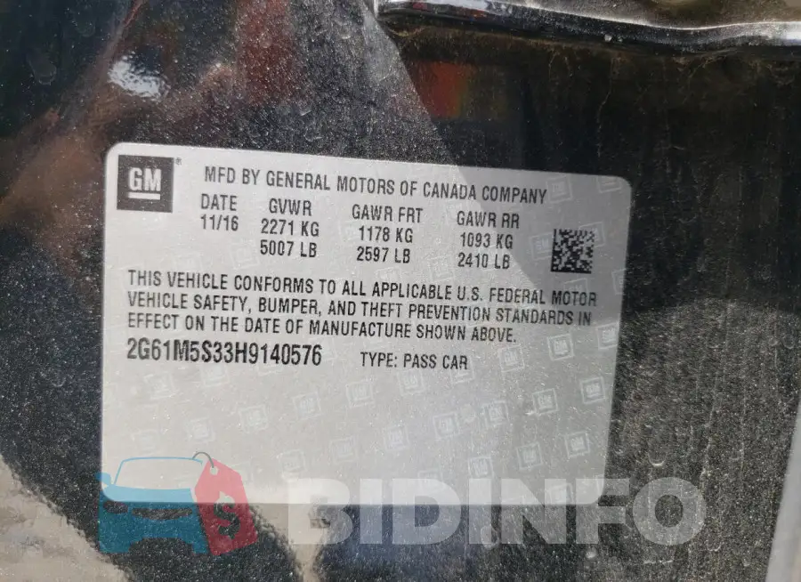 2G61M5S33H9140576 Photo# 12