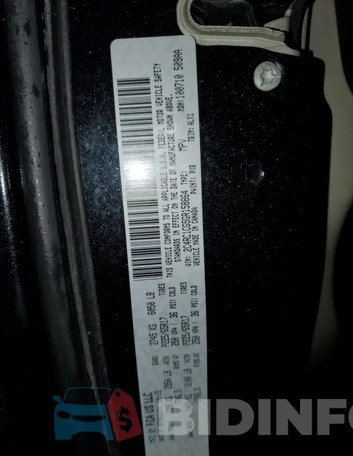 2C4RC1CG5GR158864 Photo# 13