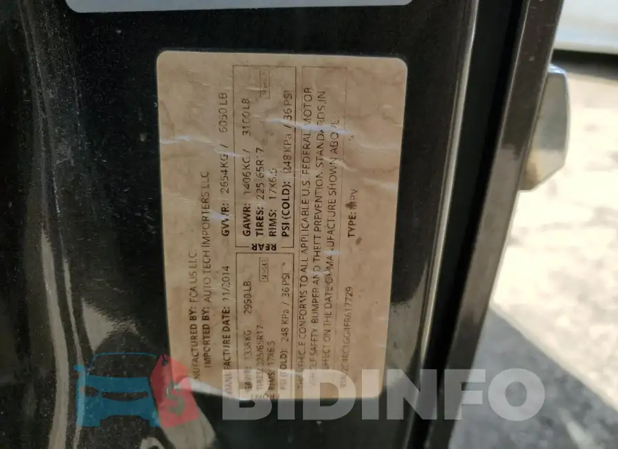 2C4RC1GG4FR617729 Photo# 12